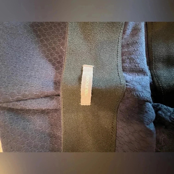 Maurices Navy Textured Elastic Waist Pants - Picture 6 of 12
